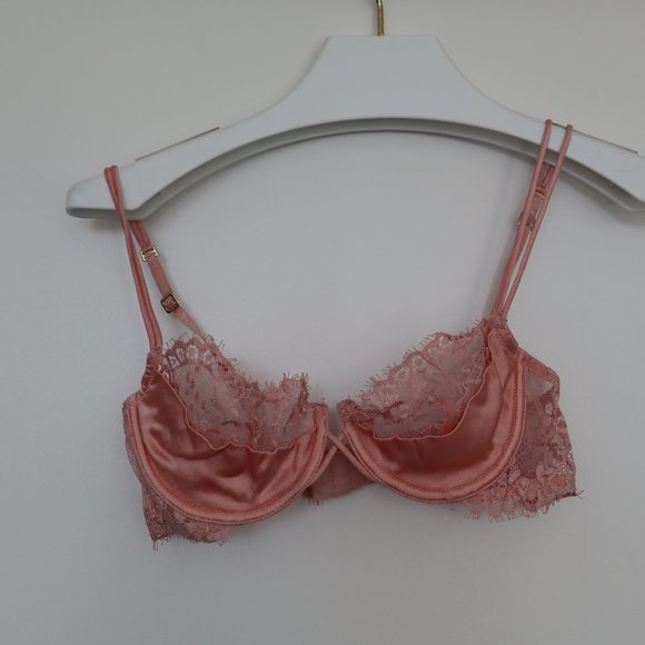 La Perla Blush Lace Balconette Bra (Size 34B) - Picture 3 of 6